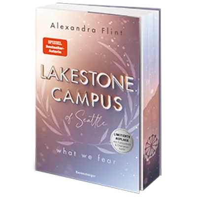 Buchcover „Lakestone Campus – what we fear“ von Alexandra Flint