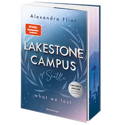 Buchcover „Lakestone Campus – what we lost“ von Alexandra Flint